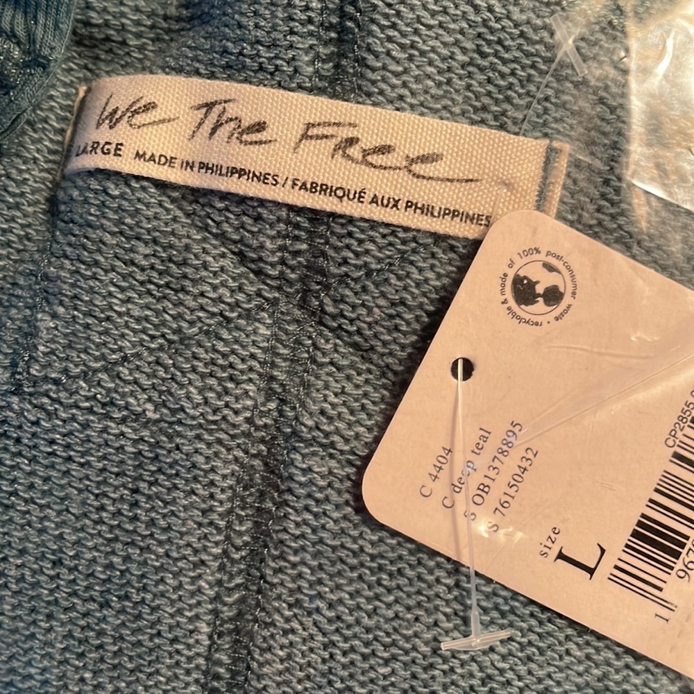 Free People Anyway Tee Deep Teal - Picture 7 of 7